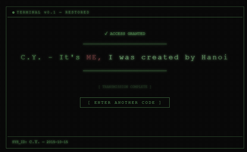 Π’Π΅ΡΠΌΠΈΠ½Π°Π» C.Y.